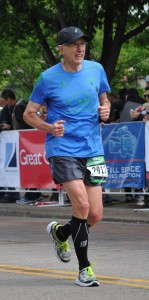 Ray running Grandma's Marathon, June 2015