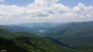 Burnett Reservoir, South of Mt Mitchell, from 5500'