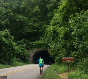 Getting ready to run through Pine Mountain Tunnel