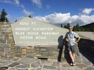 David at the Peak of Richland Black Balsam