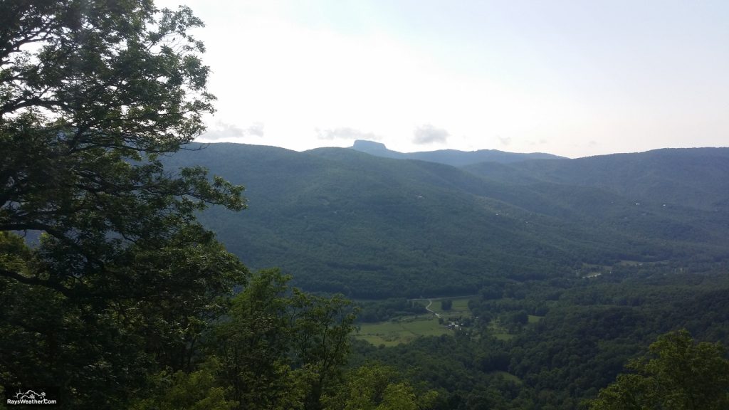 Table Rock peeking over the top.